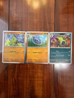 Pokemon Larvitar, Pupitar & Tyranitar Cosmo Holo Lot of 3 MINT! TIN FRESH!