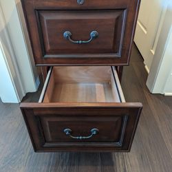 Wooden Filing Cabinet  $40