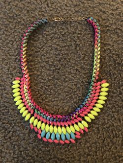 BaubleBar Statement Neon Necklace