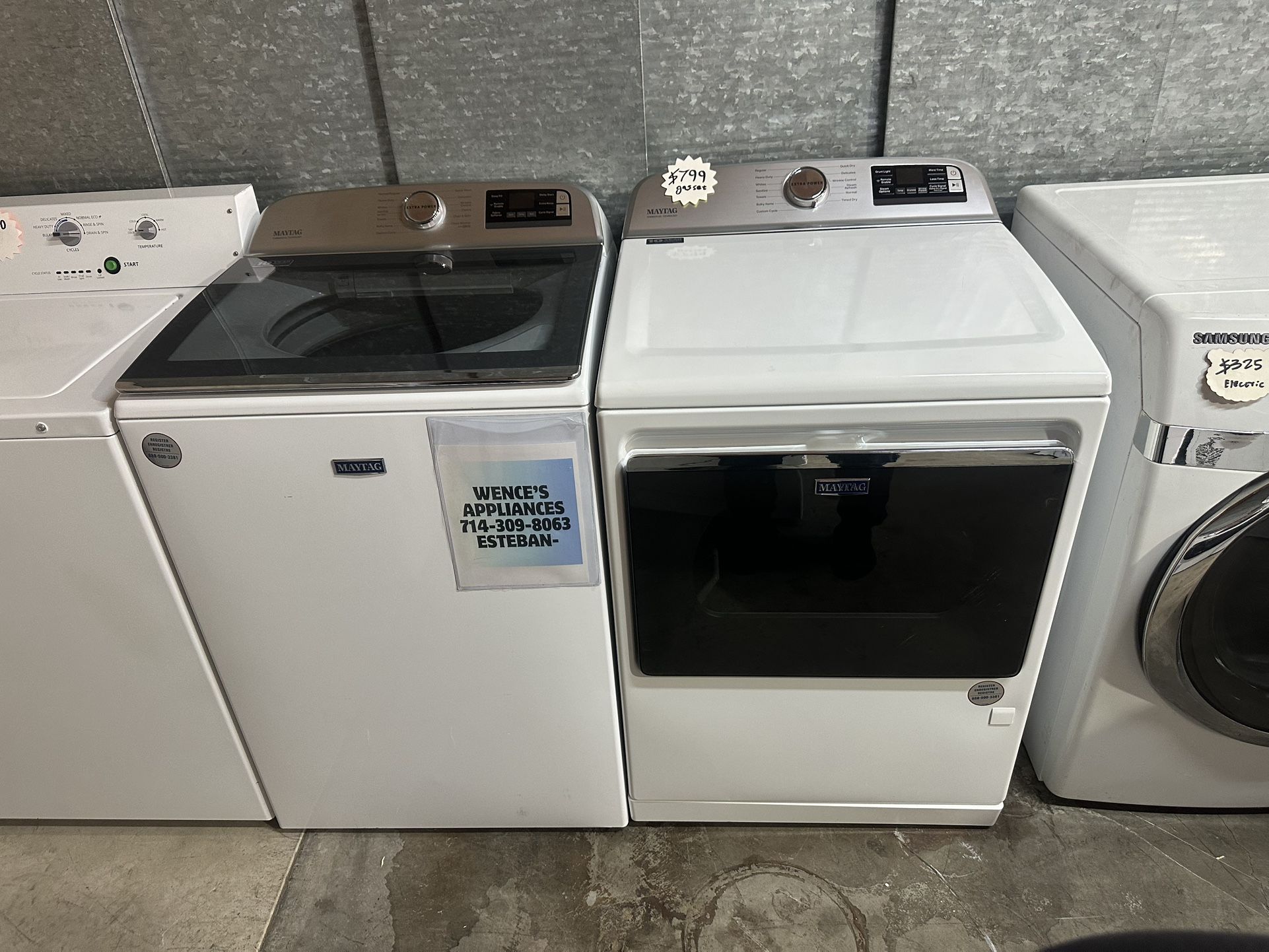 Maytag Washer And Gas Dryer