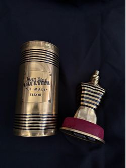 Jean Paul Gaultier "Le Male" Elixir Parfum Cologne – Brand New with Can Collector Box