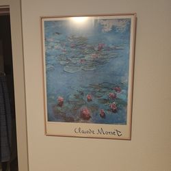 Framed Monet Poster "Water Lilies"