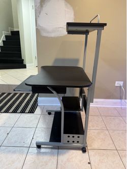 Multi shelf desk and shelf