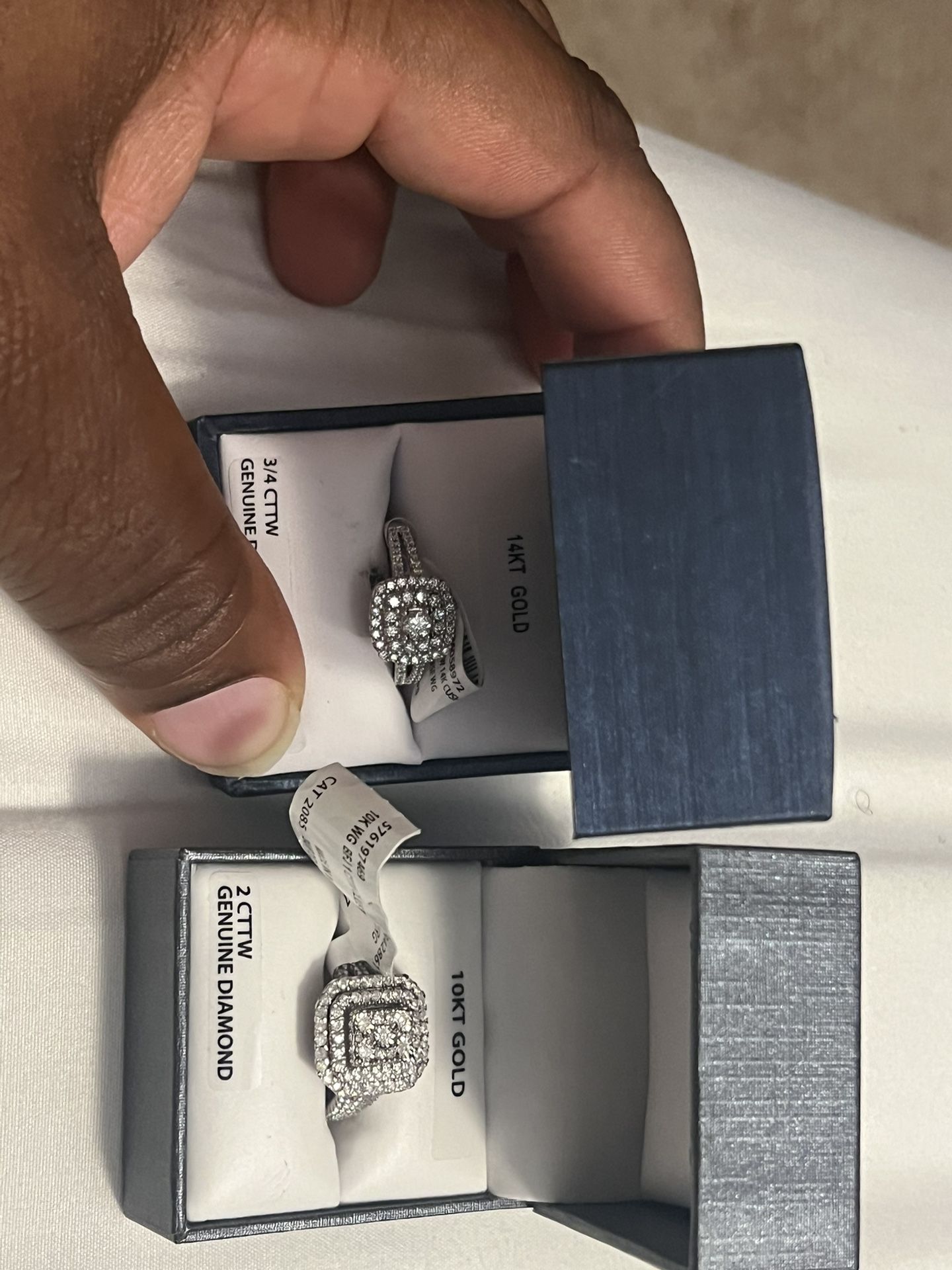 Gold And Diamond Rings