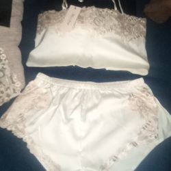 Sexy 2pc Silk Jammys