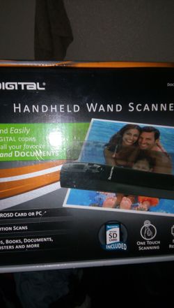 Handheld wand scanner