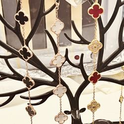 Sterling Silver Clover Bracelets