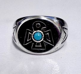 Small Southwest Native American Creation Ring Size  6.5-7