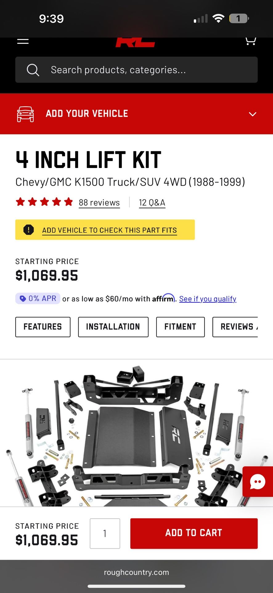 Rough Country 4 Inch Lift