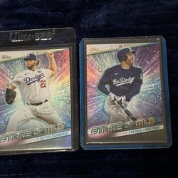 2024 Topps Freddie Freeman Kershaw Stars of MLB Dodgers Card