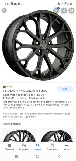 24in Versante rims. $850 obo. No B.S offers.