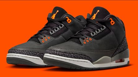 Jordan 3 FEAR 🎃👻 size 8.5 & 10.5 (NO TRADES PRICE IS FIRM )