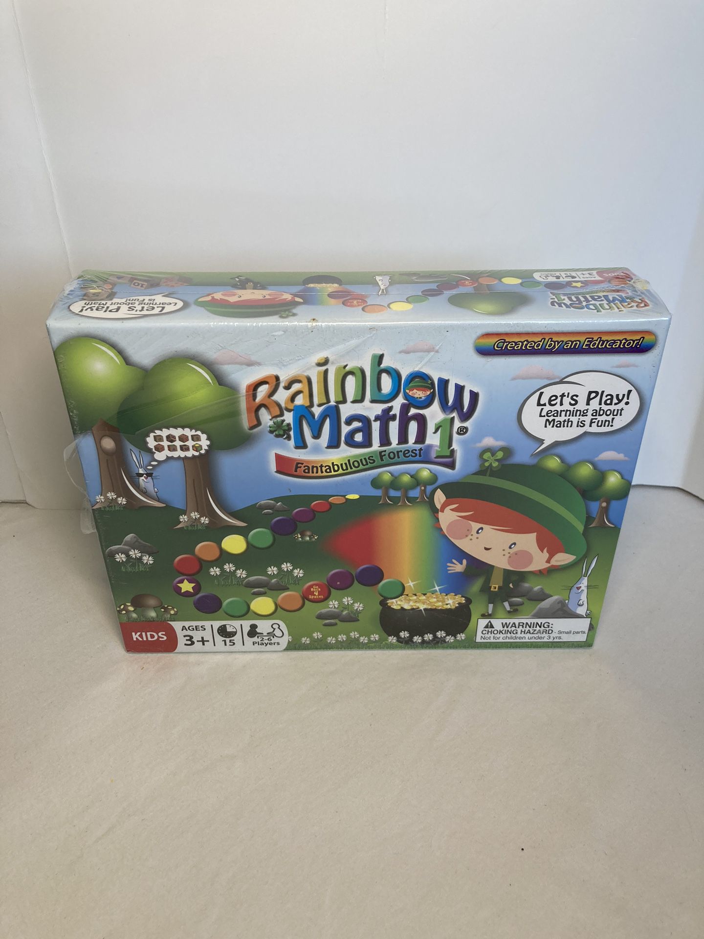 Rainbow Math Board Game New