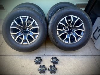 OEM 2023 Toyota Tacoma TRD Sport 17" Wheels & Tires Set (4)