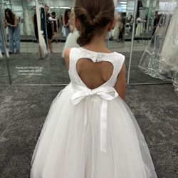 Flower Girl Wedding First Communion Dress 
