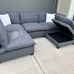 New Kova Style 5-Piece Modular Cloud Couch Sectionals - 🚚FREE DELIVERY 