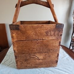 Antique Rice Measuring Crate