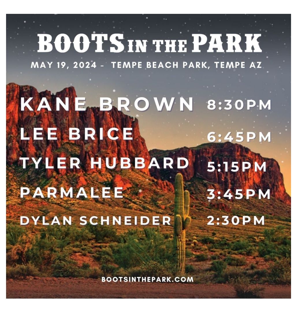 2 GA tickets to Boots In The Park May 19