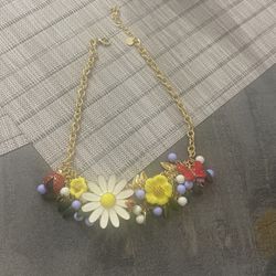 talbots floral charms necklace Jewelry 