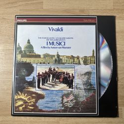 VIVALDI - FOUR SEASONS - I MUSICI - PHILIPS LASERDISC - 1990 - LD 0(contact info removed)3518