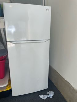 White LG Household Refrigerator