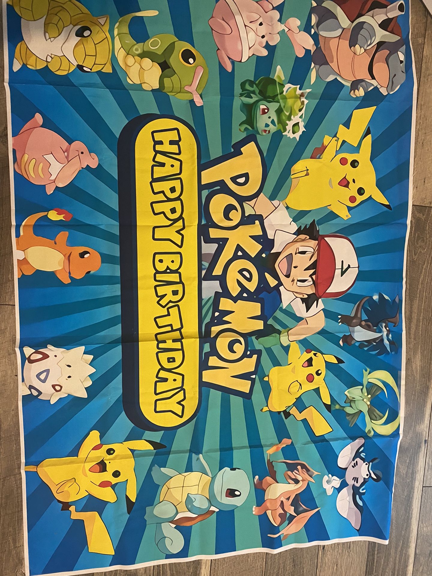Pokemon Birthday Banner