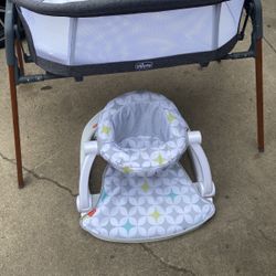 Cunita Y Sentadero Para Bebé