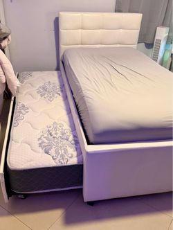 2 twin bed mattress (trundle bed set)