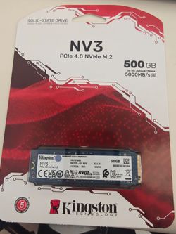 Kingston NVME 512 NIB