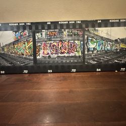72 X 27 Inch Graffiti Art canvas Wall Art 
