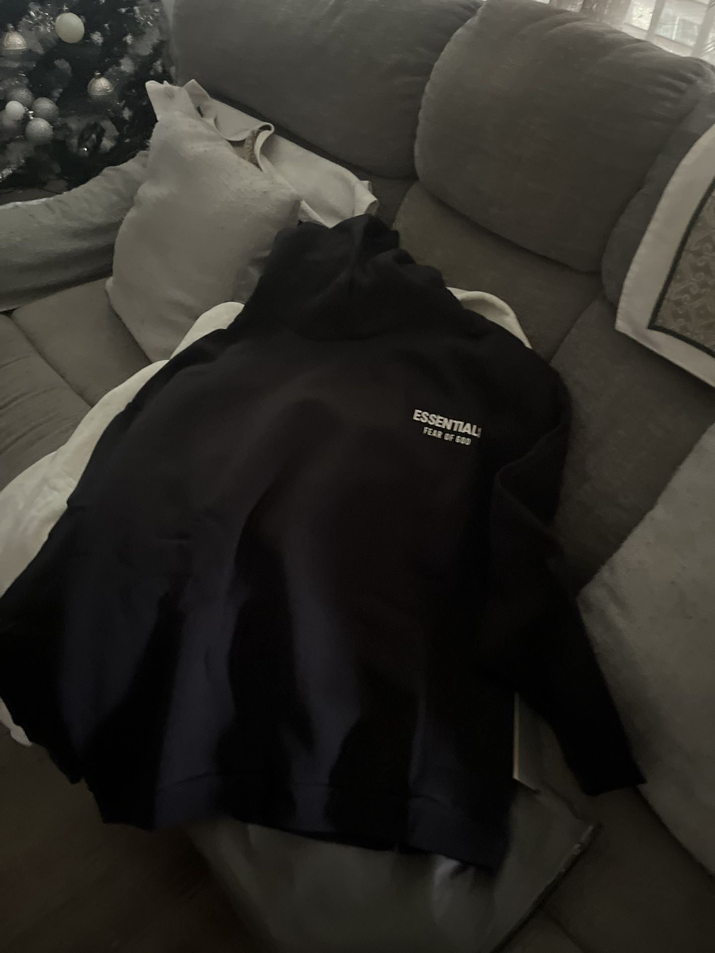 Black Essentials Hoodie