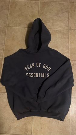 Brand new blue fear of God hoodie fits like large