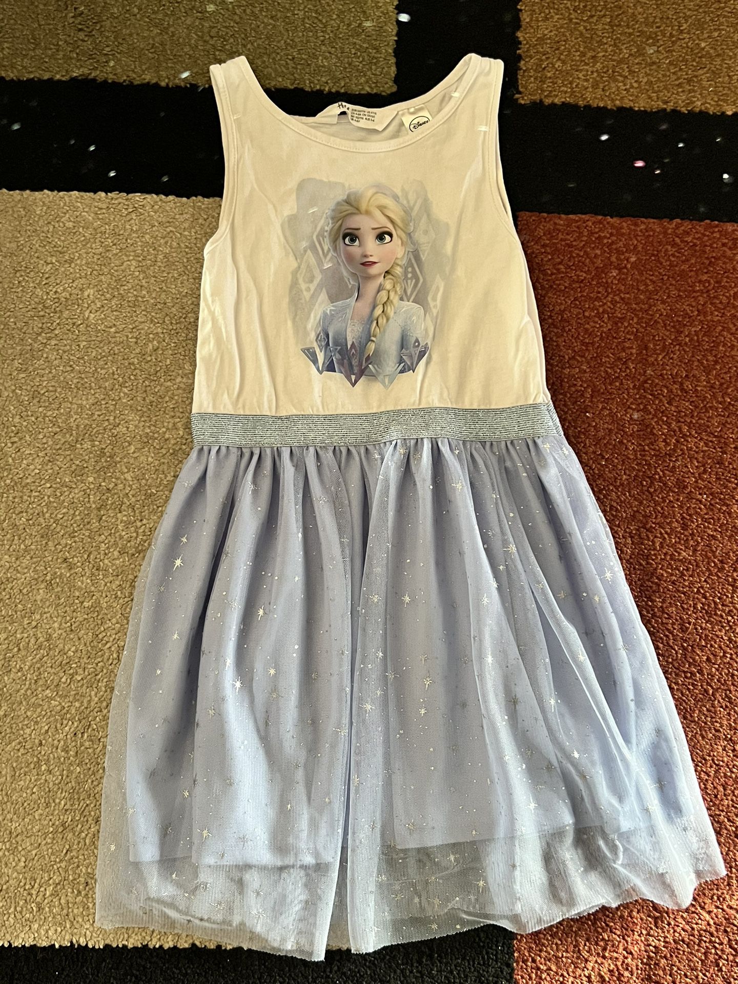 Girl Elsa Dress 5-6 