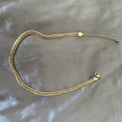 Classic golden Herringbone Chain‌
