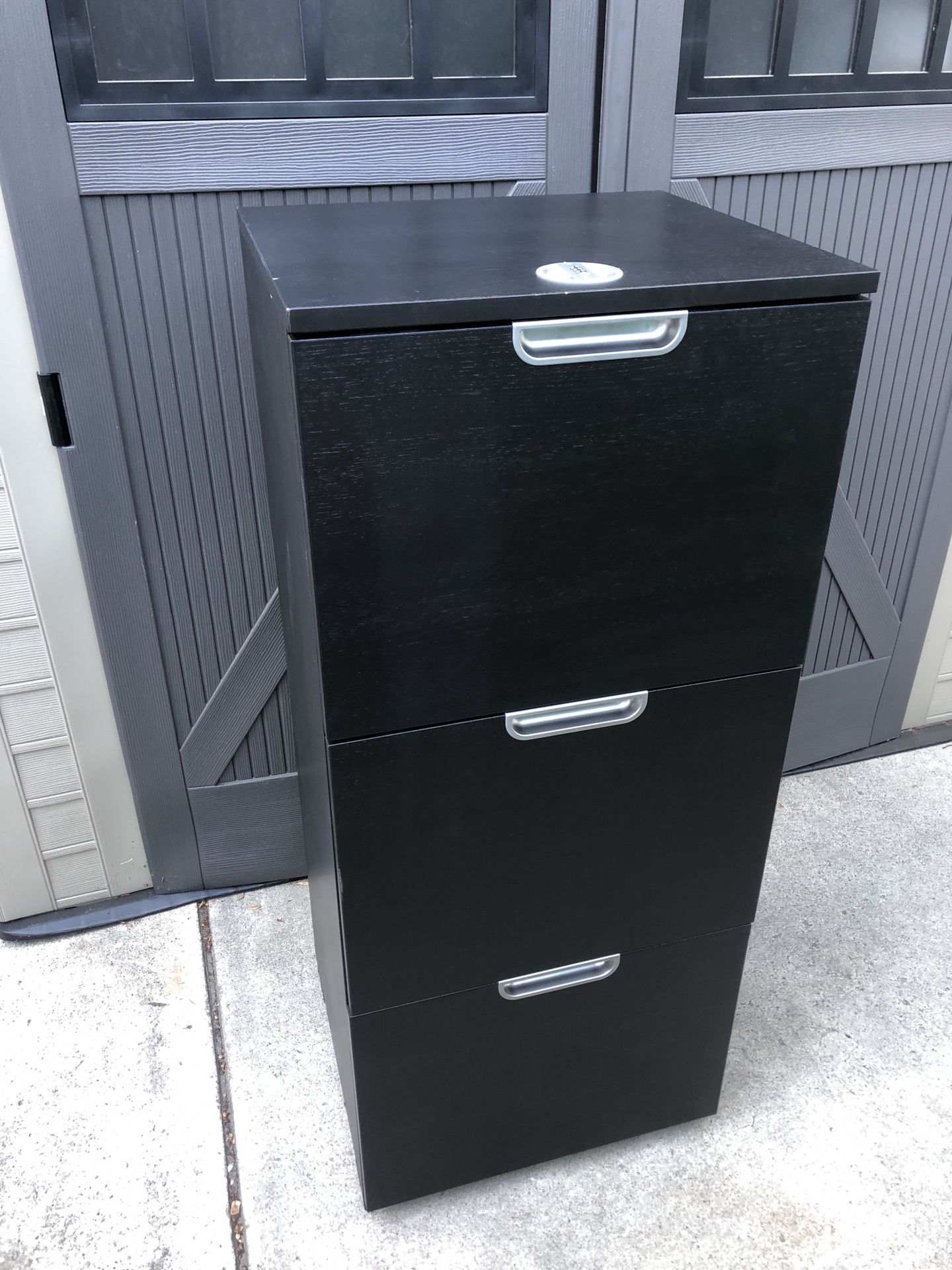 IKEA Galant Black File Cabinet