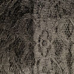 black 6inches wide 6yards long lace