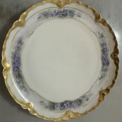 Antique signed hand painted Haviland plate