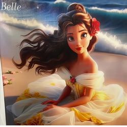 Princess Belle Canvas