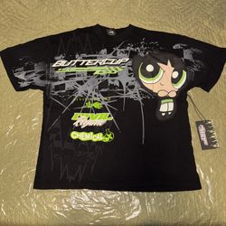 Civil Regime x Powerpuff Girls Buttercup Shirt - Size XL