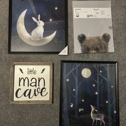 Boys Room Nursery Wall Decor 