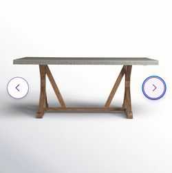Concrete Top dining table