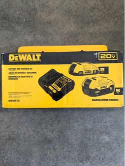 DEWALT battery and charger kit DCB225-2C