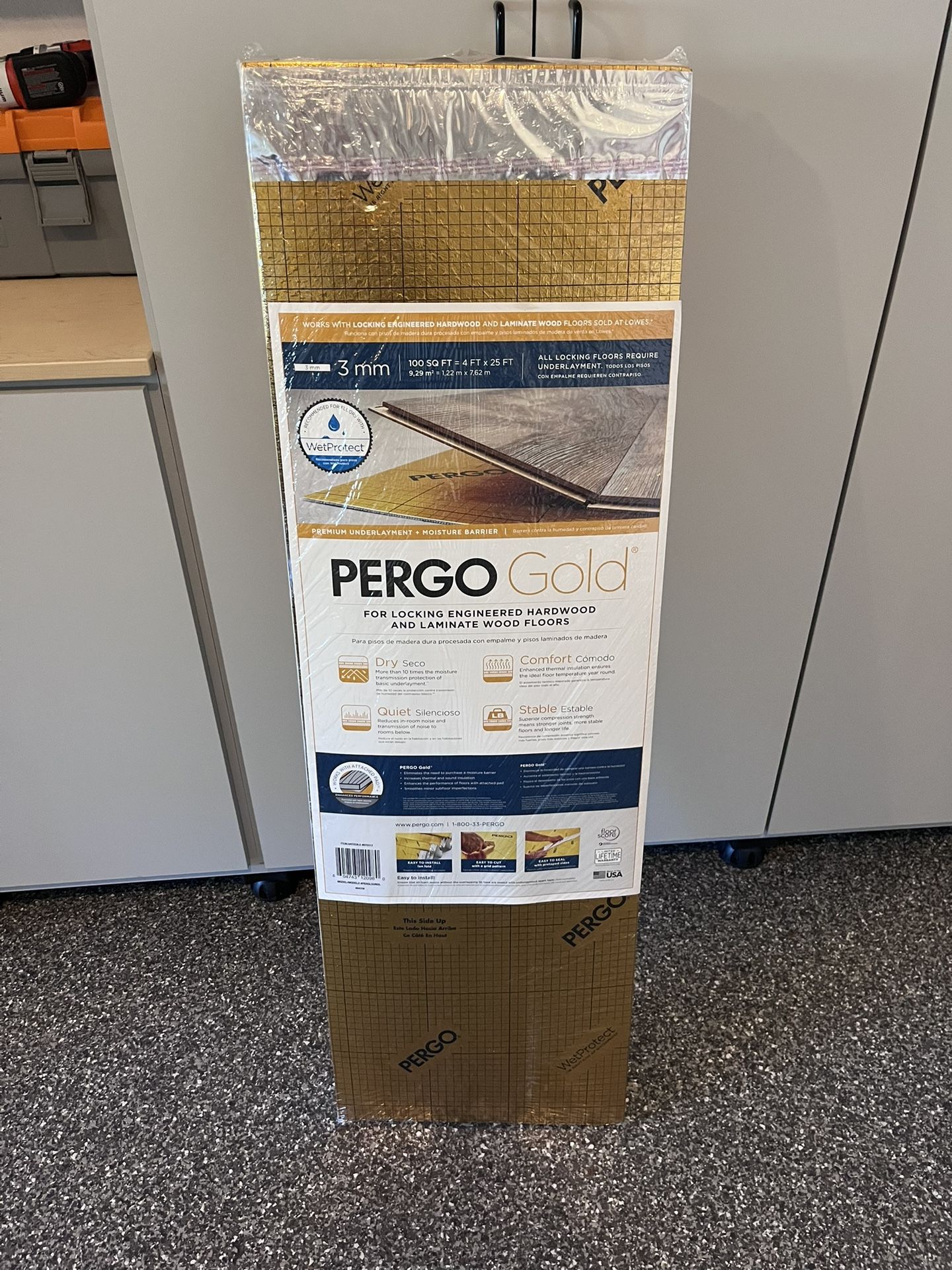 Pergo Gold Underlayment - 100 Sqft