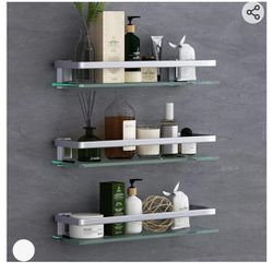 3 Glass Shelves 