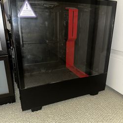 NZXT H510i PC Case Black Red