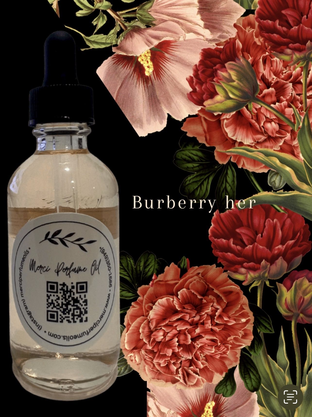 Burberry Her TYPE Women Perfume Fragrance Body Oils Long Lasting 60ml