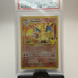 2021 Pokemon Celebrations Charizard Holo PSA 8 Classic Collection Gem Mint