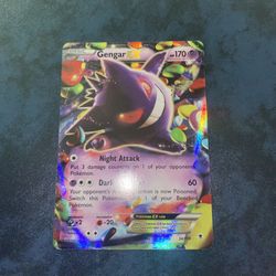 Pokemon Cards Gengar EX - XY - Phantom Forces 