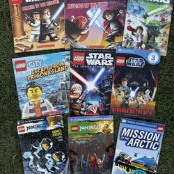 Set of 9 Lego kid books