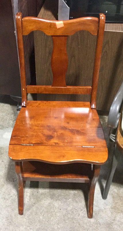 Wooden library chair
